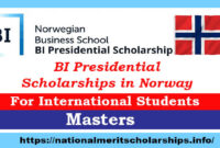 Beasiswa penuh s2 di norwegia dari bi presidential scholarship