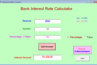 Cara hitung pinjaman bank