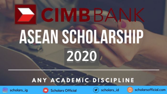 Scholarship cimb asean regards