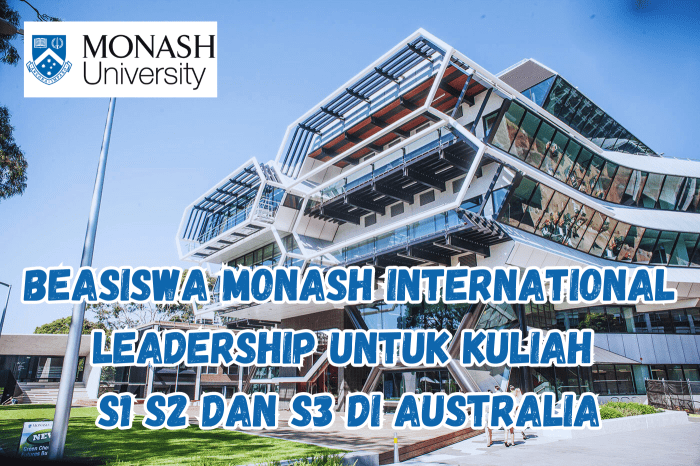 Monash tuition fee scholarships students australia university international