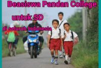 Beasiswa pandan collage untuk pelajar sd