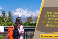 Beasiswa s1 di shizuoka university jepang