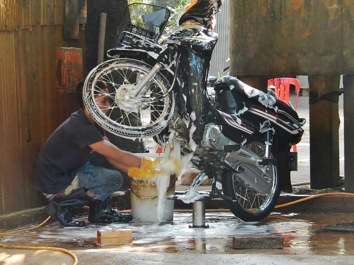 Wash clean properly motosikal tasks sanitise lakukan perlu ingin terpakai tinggi wapcar washing moneyinc