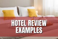 Contoh review hotel bahasa inggris