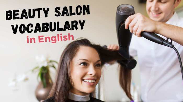 Apa bahasa inggris salon