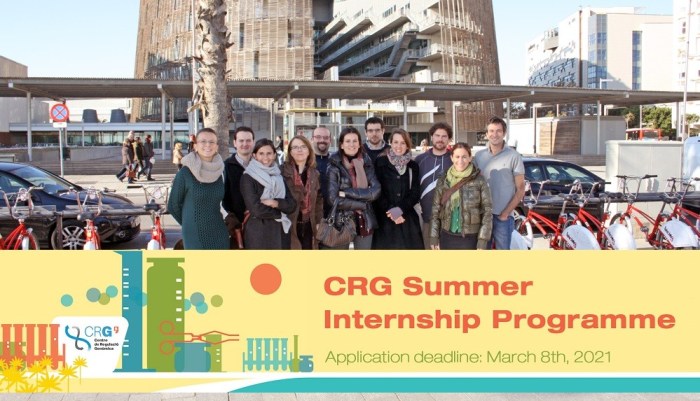 Crg summer internship programme nondegree 1