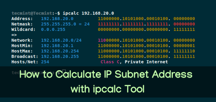 Cara hitung ip address