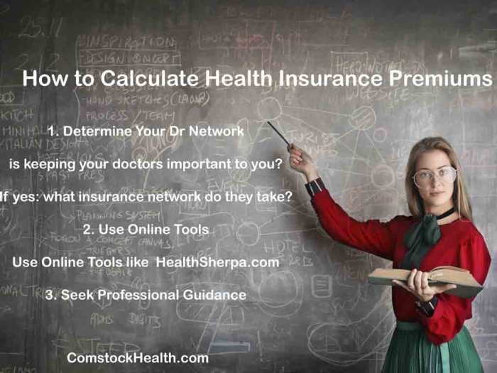 Insurance premiums calculated determinants understanding