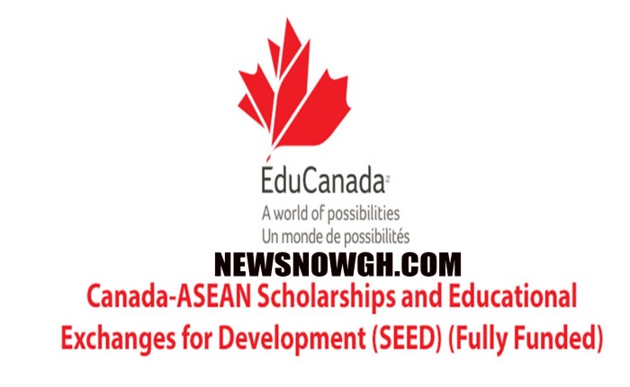 Canadaasean scholarships and educational exchanges for development seed for students nondegree 1