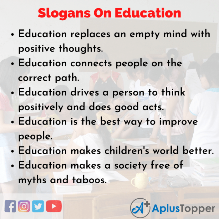 Education slogan proverbs slogans motto quotation