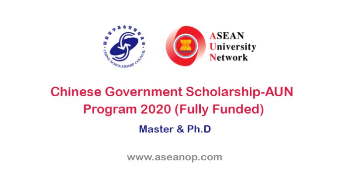 Chinese government scholarship aun program s2 1