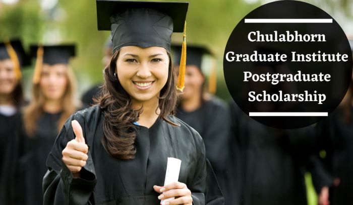 Chulabhorn graduate institute postgraduate scholarship s2 1