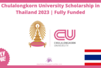 Chulalongkorn university scholarship for international graduate students s3 2