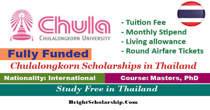 Beasiswa s2 dan s3 di chulalangkorn university thailand 2