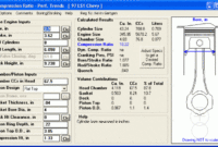 Cara menghitung kompresi mesin