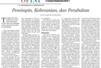 Contoh artikel opini singkat