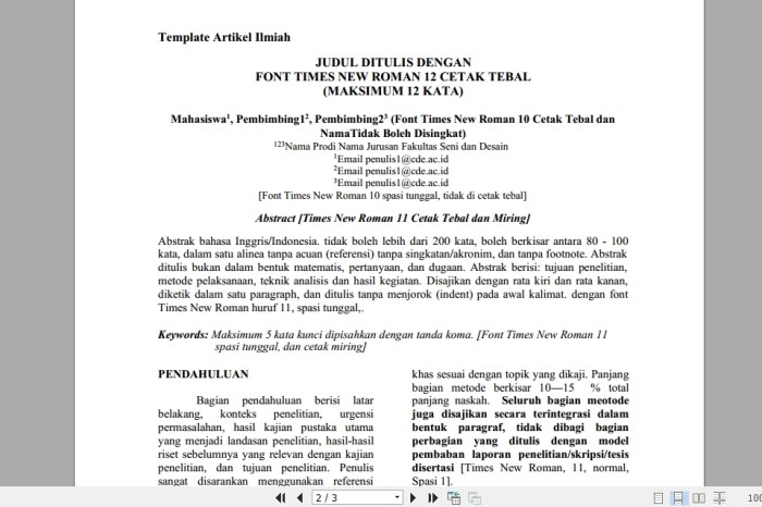 Contoh artikel kkn