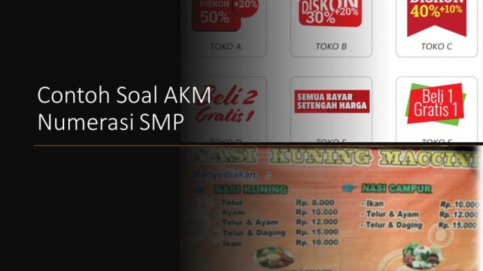 Contoh soal akm matematika smp dan pembahasannya