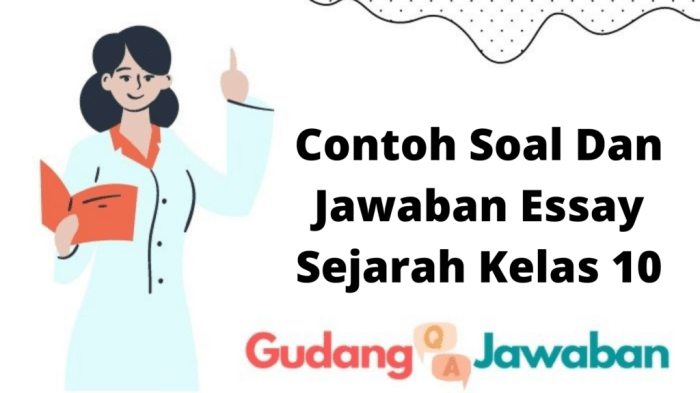 Soal essay sejarah kelas 10