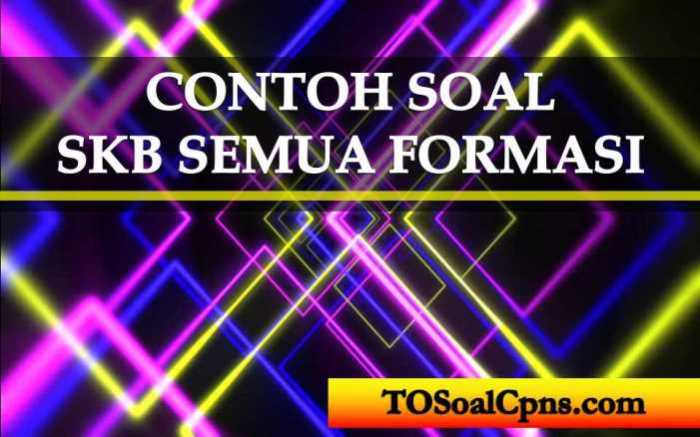 Contoh soal skb