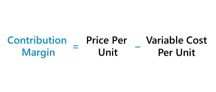 Cara menghitung contribution margin