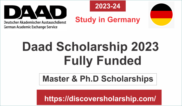 Daad scholarship germany programme funded fully full youthop