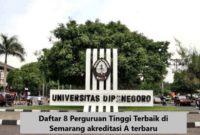 Universitas swasta di semarang akreditasi a