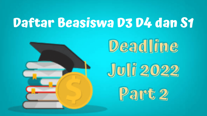 Beasiswa d4 dan s1 dari bca