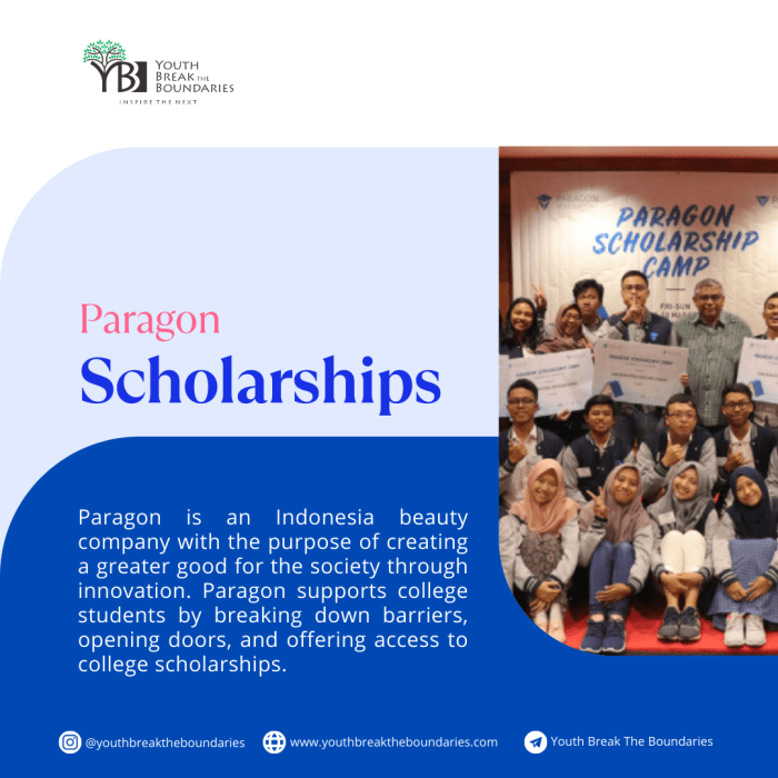 Beasiswa paragon untuk mahasiswa d3 dan s1