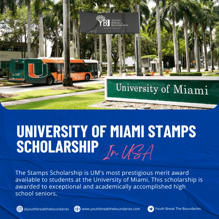 University of miami the stamps scholarships s1 1