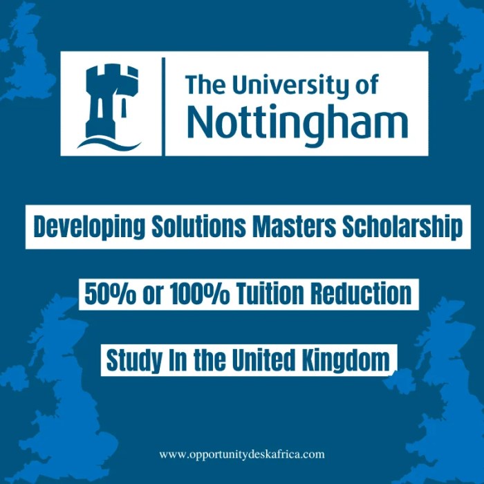 Beasiswa s2 dan s3 di university nottingham uk