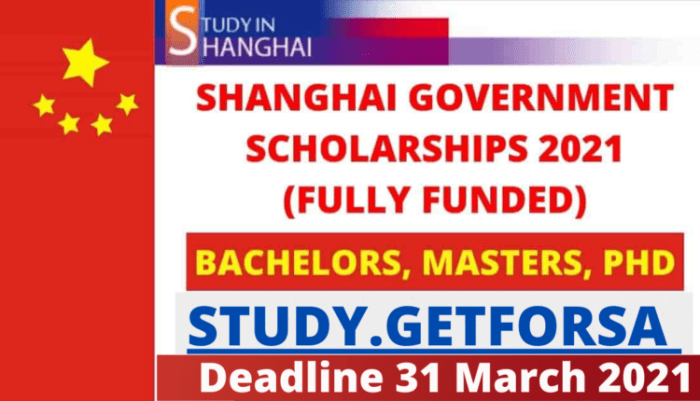 Beasiswa s1 s2 dan s3 di shanghai university china