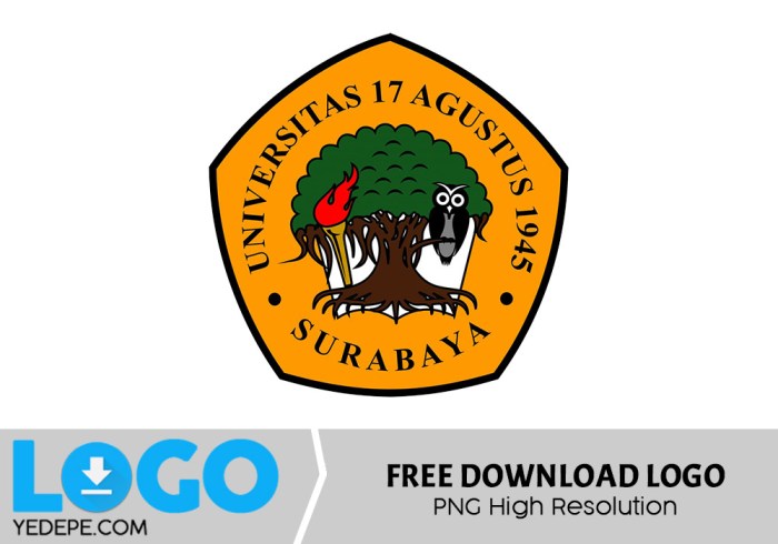 Logo universitas 17 agustus 1945 surabaya