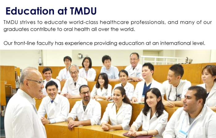 Mext university recommendation tokyo medical and dental university s2 s3 1