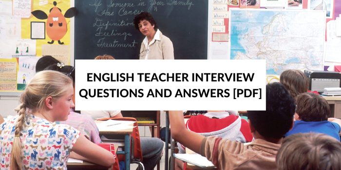 Contoh interview bahasa inggris di sekolah beserta artinya