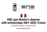 Beasiswa s2 di ens de lyon perancis