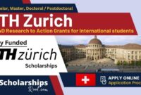 Beasiswa penelitian di eth zurich swiss untuk mahasiswa s1 s2 s3