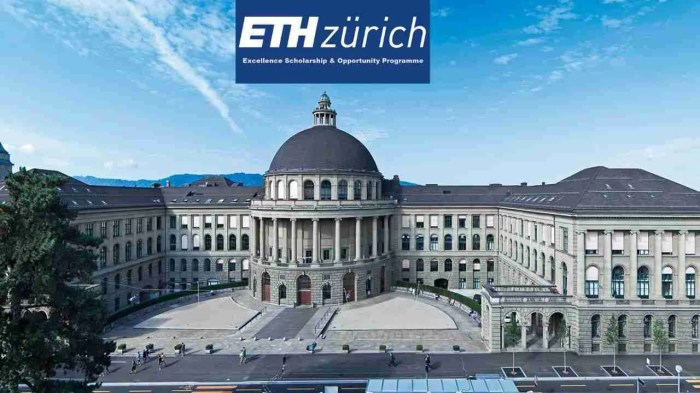 Beasiswa penelitian di eth zurich swiss untuk mahasiswa s1 s2 s3