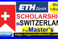 Beasiswa full s2 di eth zurich swiss dari esopmsp