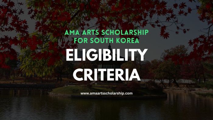 Ama scholarship korean national university of arts s1 1