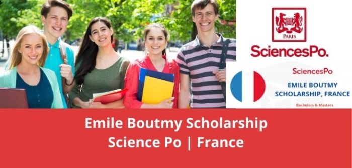 Beasiswa s1 dan s2 emile boutmy di sciences po perancis