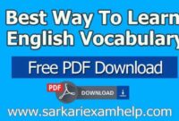 Kosa kata bahasa inggris pdf