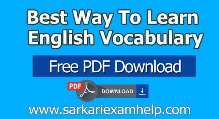 Kosa kata bahasa inggris pdf