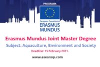 Aquaculture mundus erasmus degree furthering receiving aces desirous commenced