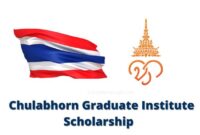 Chulabhorn graduate institute postgraduate scholarship s2 1