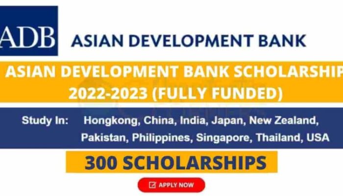 Beasiswa s2 dan s3 dari asian development bank