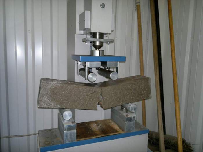 Flexural concrete problems