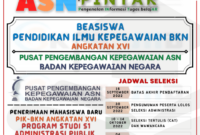 Beasiswa s1 dari badan kepegawaian negara bkn