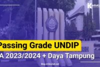 Passing grade universitas diponegoro