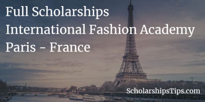 Beasiswa s2 fashion design di international fashion academy paris